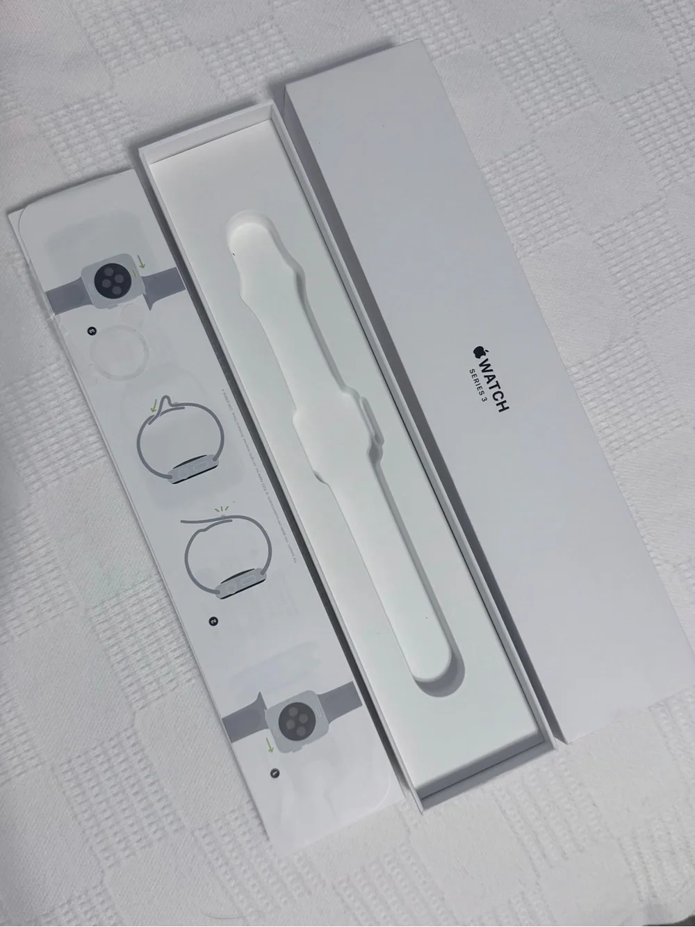 Apple White Sport Band for - Smooth Fluoroelastomer Strap